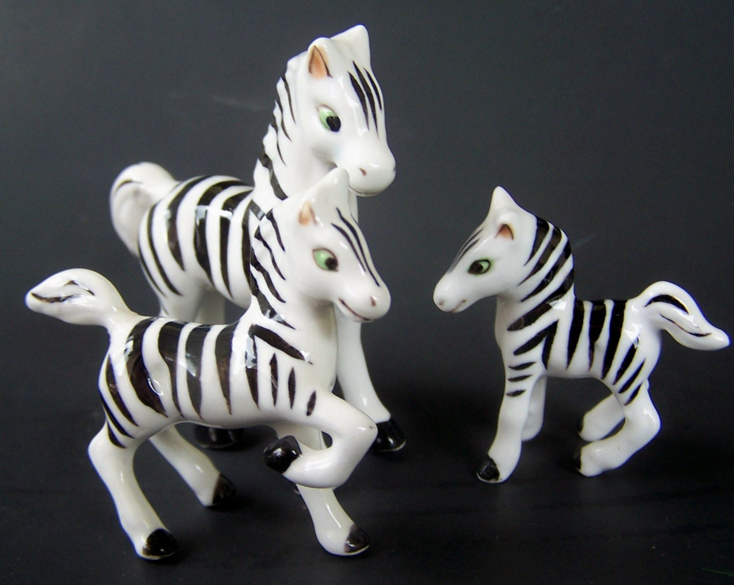 Vintage Collectible On Sale Miniature Zebra by papercherries