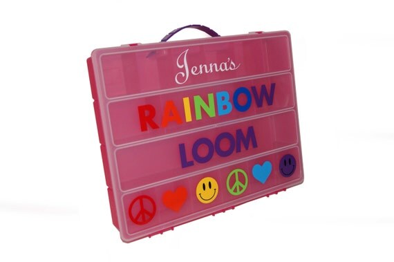 Personalized Rainbow Loom Organizer Box / by BeanBearCreations