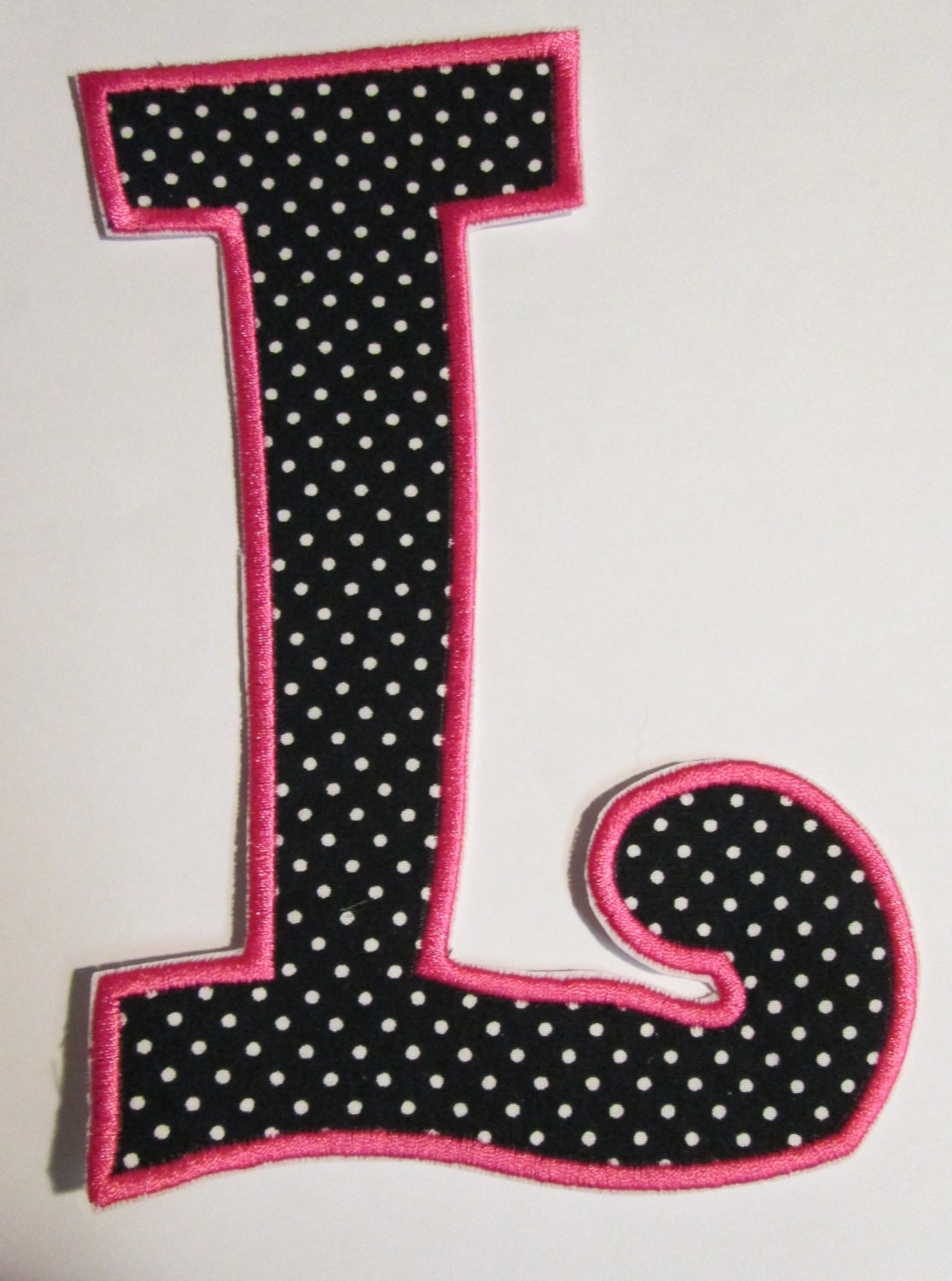 Iron On Applique Individual Letters or by BigBlackDogDesigns