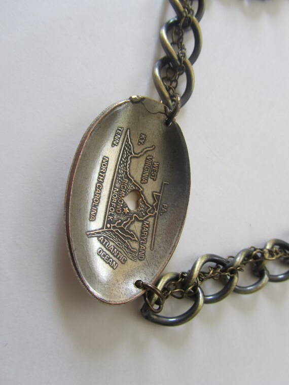 Virginia Heart Necklace Virginia Jewelry Spoon by