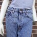 Levis Acid Wash Jeans 80s 33 X 29 distressed
