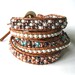 Compliment - Friendship Bracelets - Set of Two Beaded Wrap Bracelets