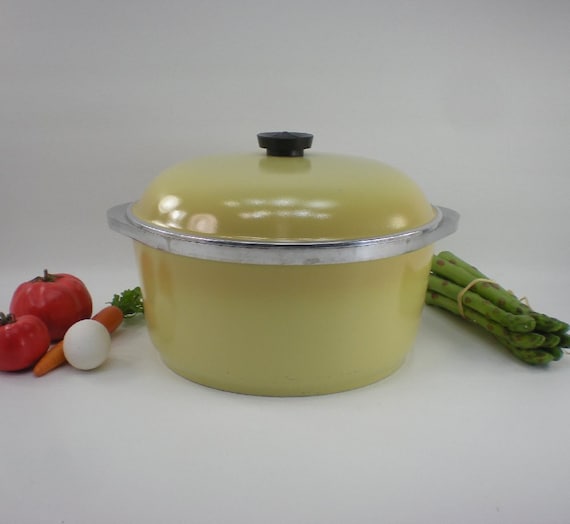 Club Aluminum Harvest Gold 8 Qt Dutch Oven Large by oldetymestore