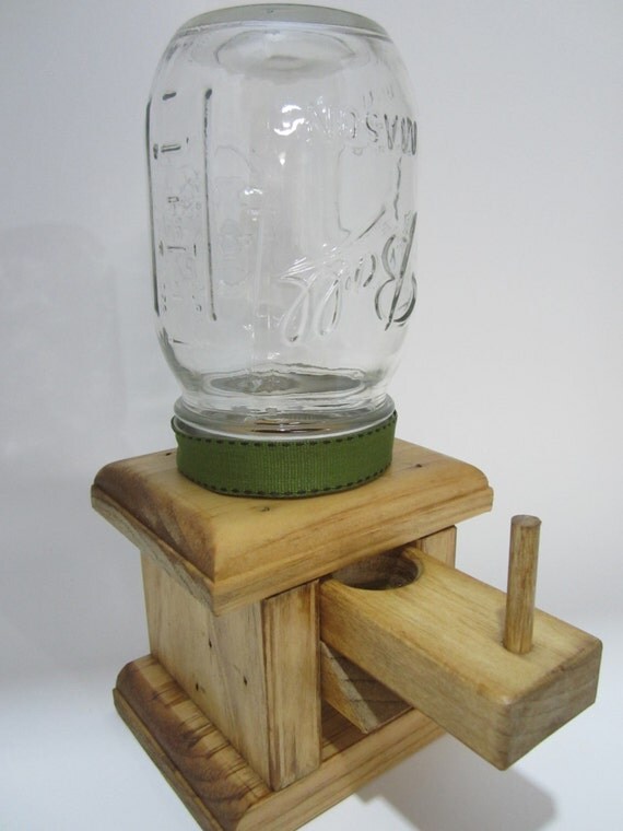 Mason Jar Candy Dispenser Machine by AllyBoosCreations on Etsy