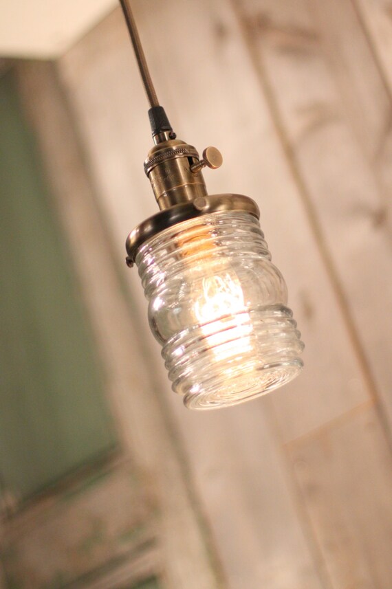 Lighting With Vintage Inspired Jelly Jar Style by lucentlampworks