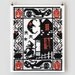 counted cross stitch pattern : Knock Knock Prairie Schooler Halloween