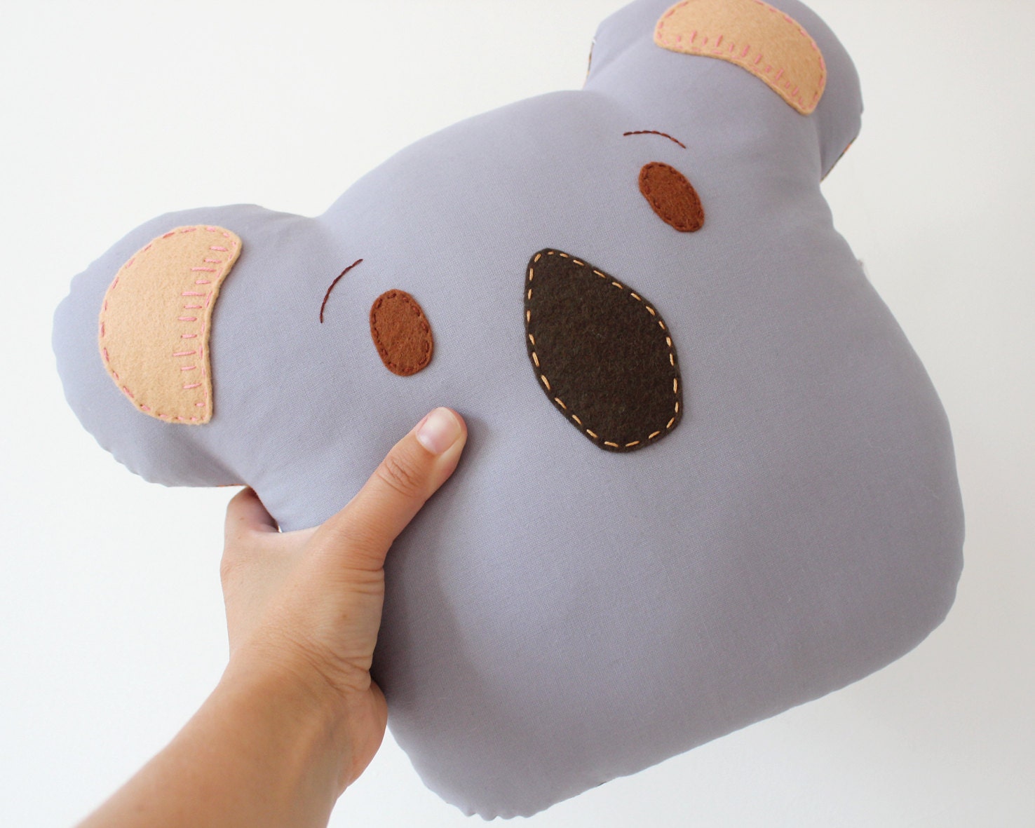 Koala Pillow Cushion Animal Plush Made to Order - TheFoxintheAttic
