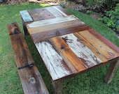 Reclaimed Wood Kitchen Table - BindleStickFurniture