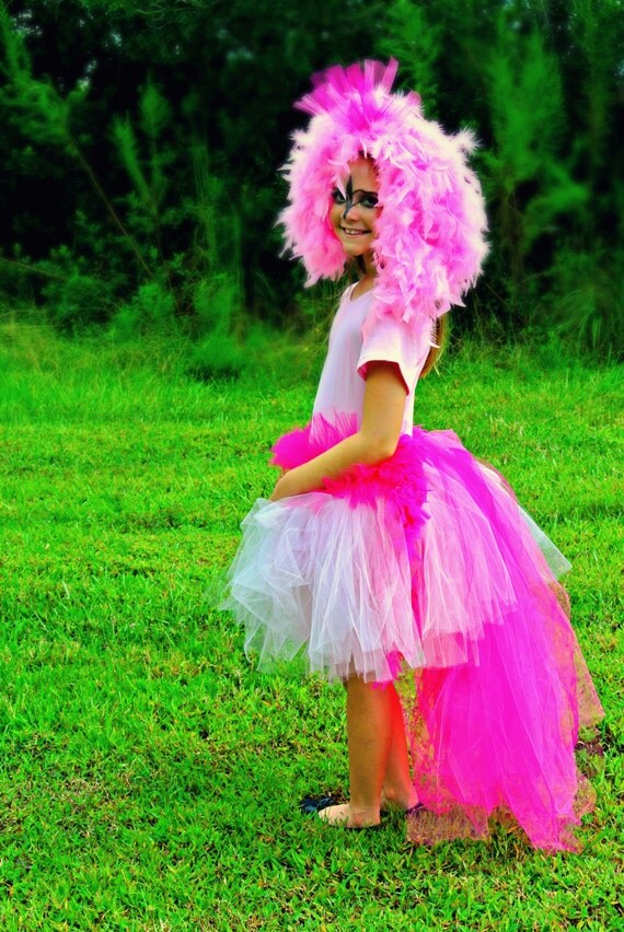 Flamingo+Tutu+Costume Flamingo Tutu and Headpiece Costume Pageant Costume Theater sizes 12 ...