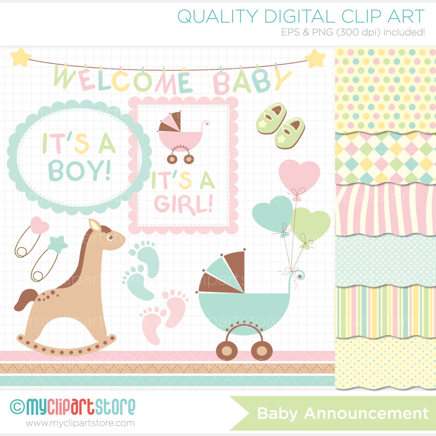 clipart baby announcement - photo #10