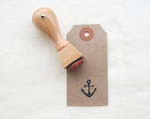 Handdrawn Anchor Stamp - Nautical stamp - small rubber stamp - READY TO SHIP - papersushi