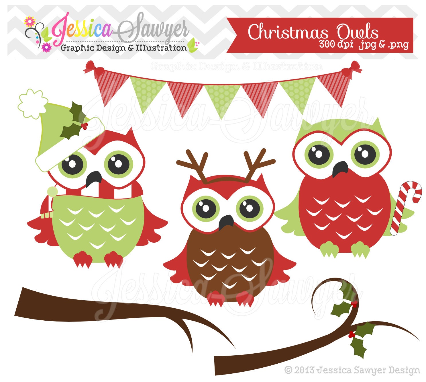 christmas owl clip art free download - photo #20