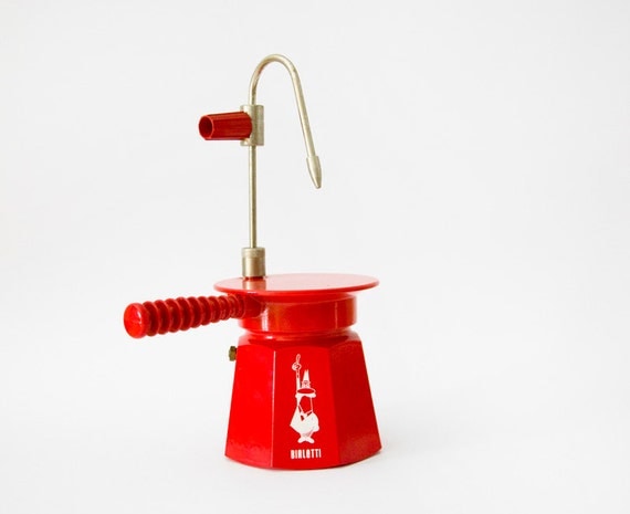 Vintage Italian Stove top Milk Steamer Bialetti by ilivevintage