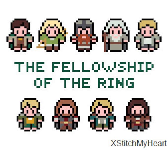 Lord Of The Rings Cross Stitch Pattern PDF by XStitchMyHeart