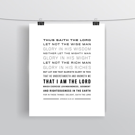 Jeremiah 923 24