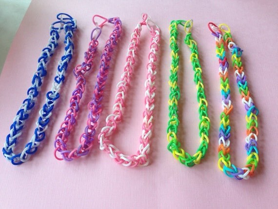 Items similar to Rainbow loom headbands on Etsy