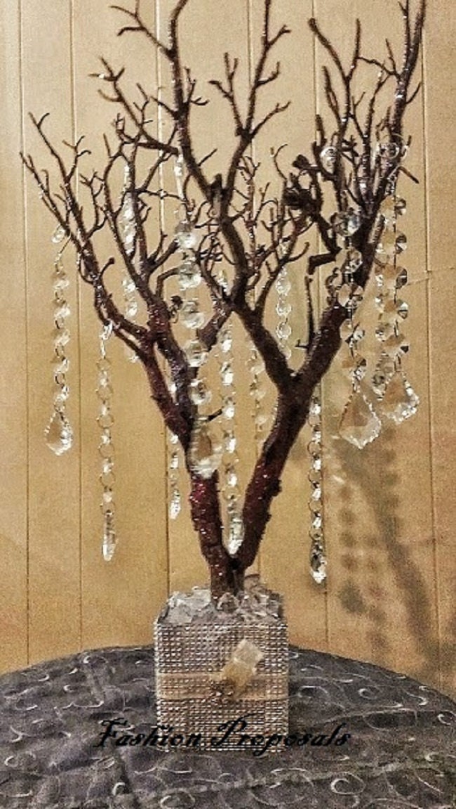 Sale Bling Manzanita Tree Centerpiece Natural by FashionProposals