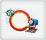 Thomas the Train and Compass Edible Image Cake Topper Il_570xn