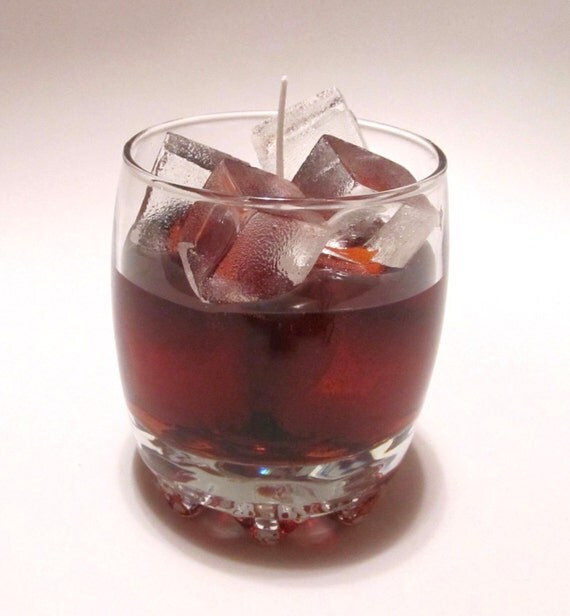 iced tea candle 7.5 oz, drink candle, iced tea candle