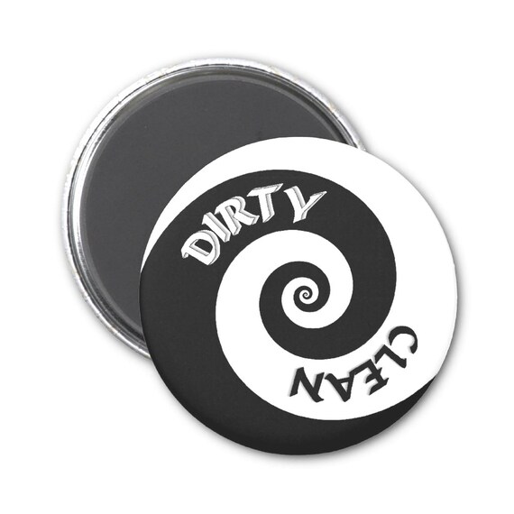 Swirl Clean Dirty Dishwasher by on Etsy