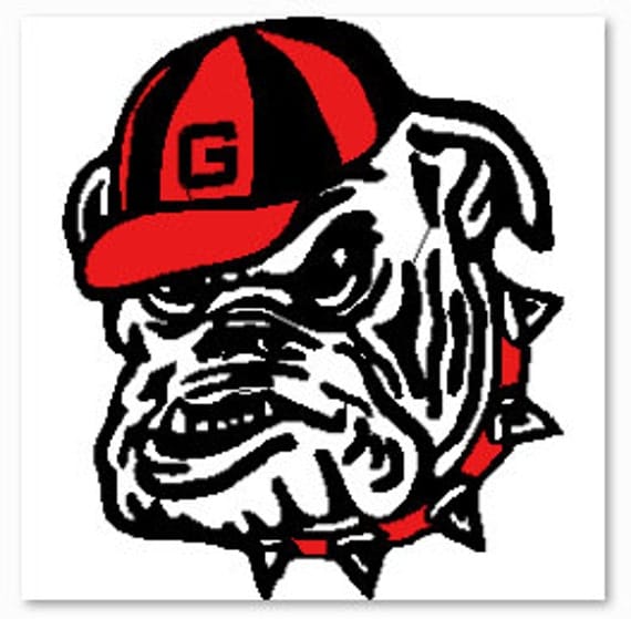 UGA Georgia Bulldog Embroidery Design Instant By Designsforyou23