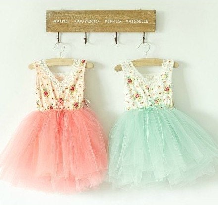 PRE ORDER- Mint Tutu Dress - Boutique Clothing - thelittlezboutique