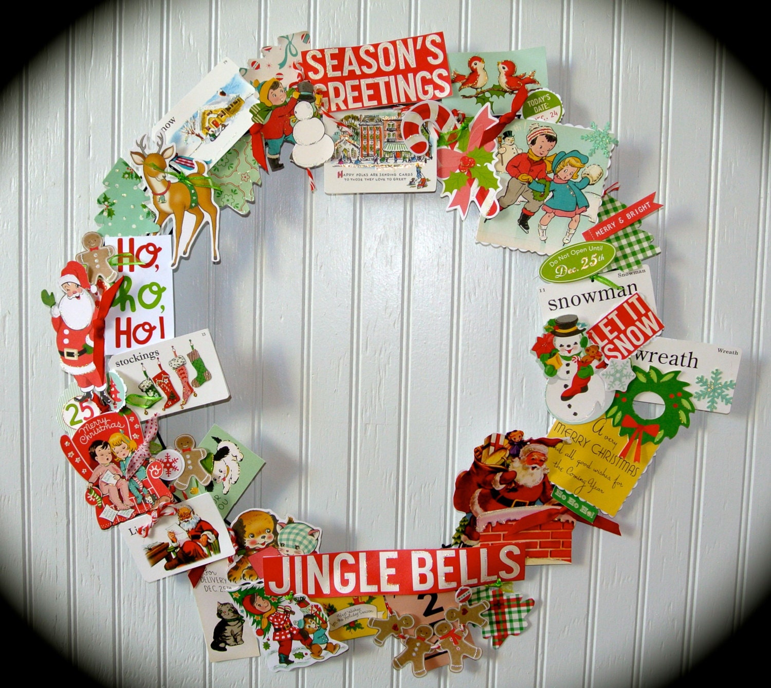 Christmas Wreath 18 Wire Frame by HolidayPaperie on Etsy