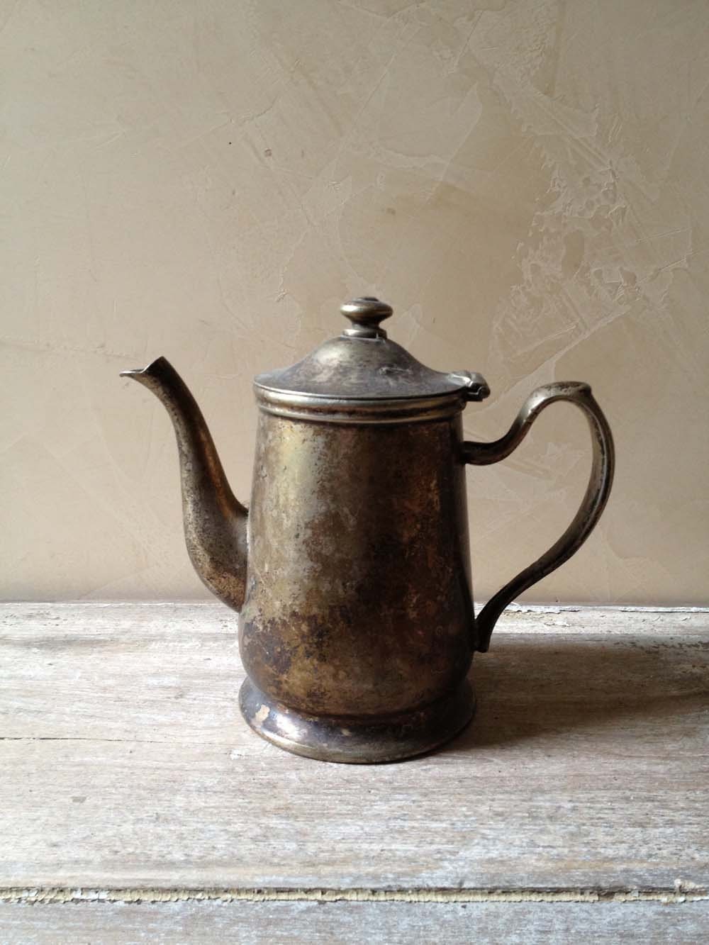 Vintage Hotel Silverplate Tea Pot - PatinaPosh