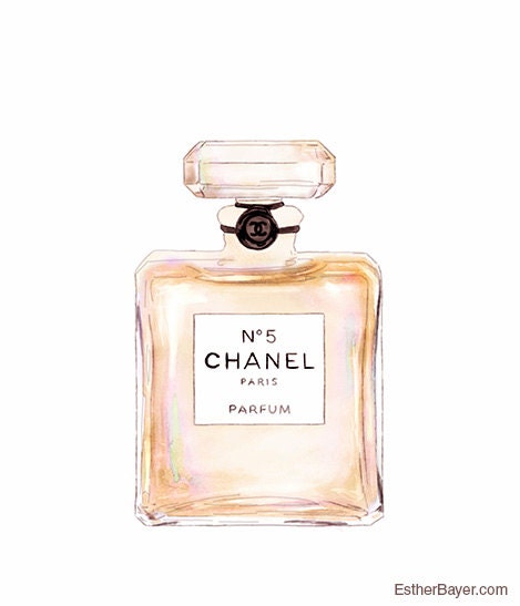 chanel tumblr coco quotes EstherBayer No.5 by Chanel Perfume Bottle Fashion Colorful