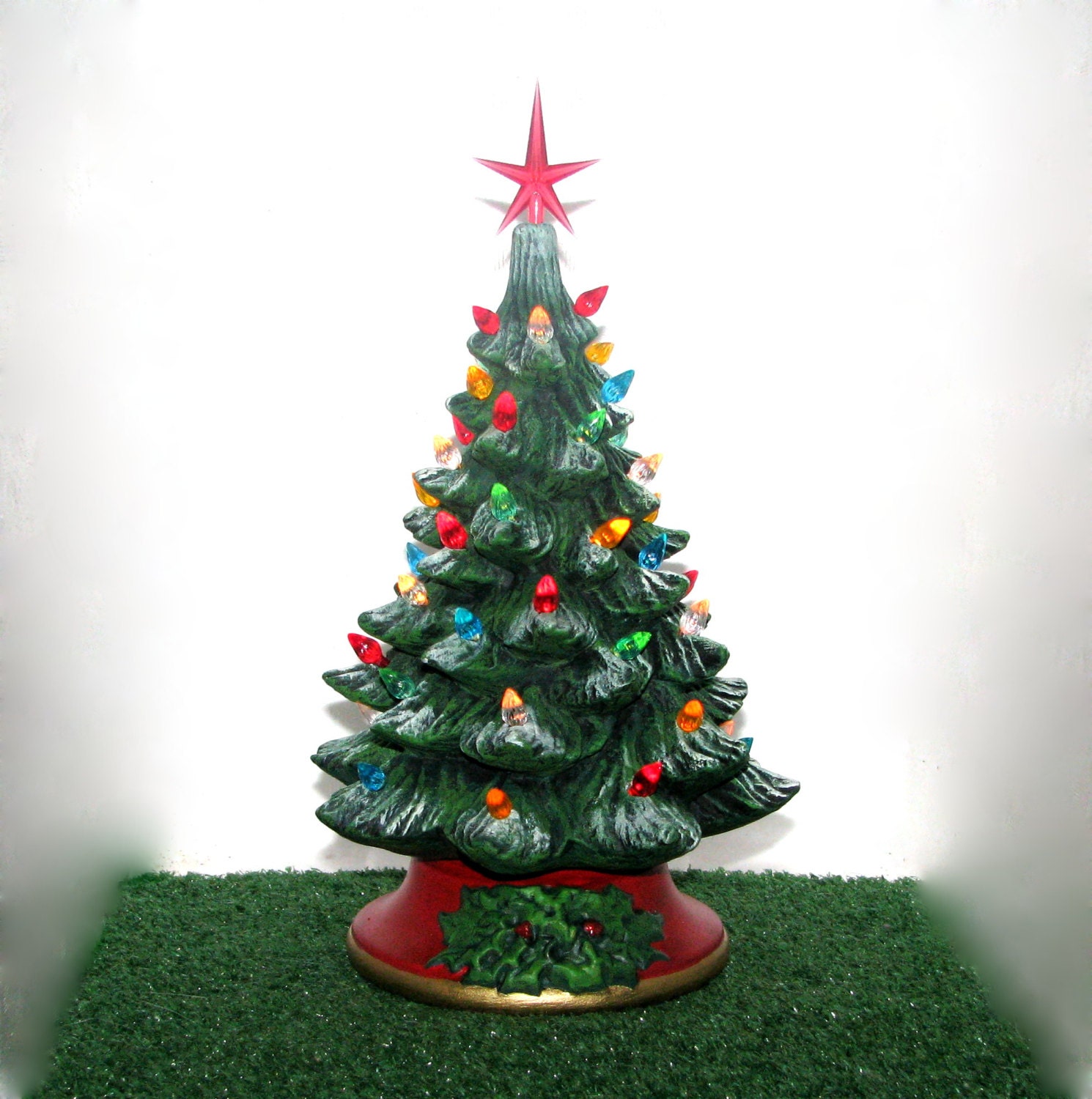 small ceramic christmas tree 7 inches with by aarceramics small ceramic christmas tree 7 inches with by aarceramics
