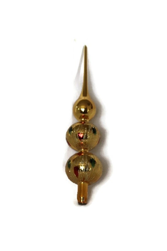vintage blown glass christmas ornament tree topper by raymels vintage blown glass christmas ornament tree topper by raymels
