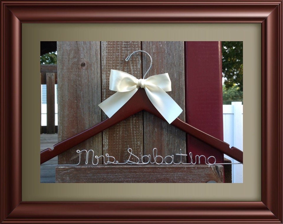 Personalized Wedding Hanger / Brides Hanger/SHIPS FROM USA within 3 days