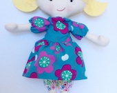 Cloth, Rag, Fabric Doll - Flora - LittleLuckies2