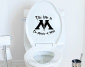 Harry Potter decal This Way to The Ministry of Magic Vinyl sticker