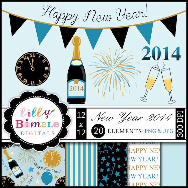 clipart new years eve 2014 - photo #25