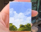 Miniature original painting - roseymorris