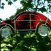 Volkswagen Beetle VW Bug Red Stained Glass Suncatcher Hippie Classic Cars Vintage Retro 60s Birthday Christmas Gift Original Design