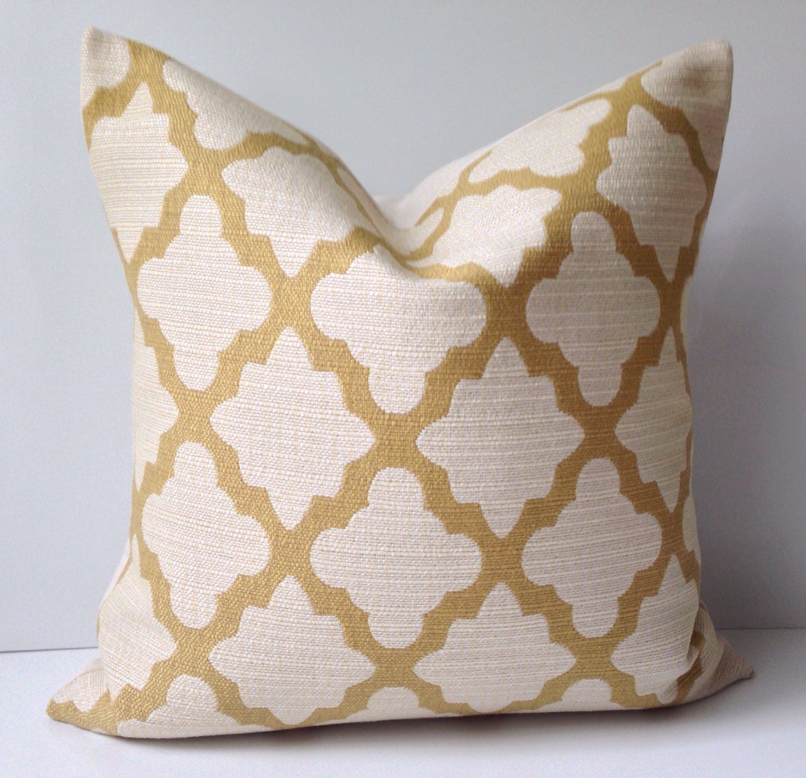 Decorative Pillow Cover Throw Pillow Gold Yellow by nestables