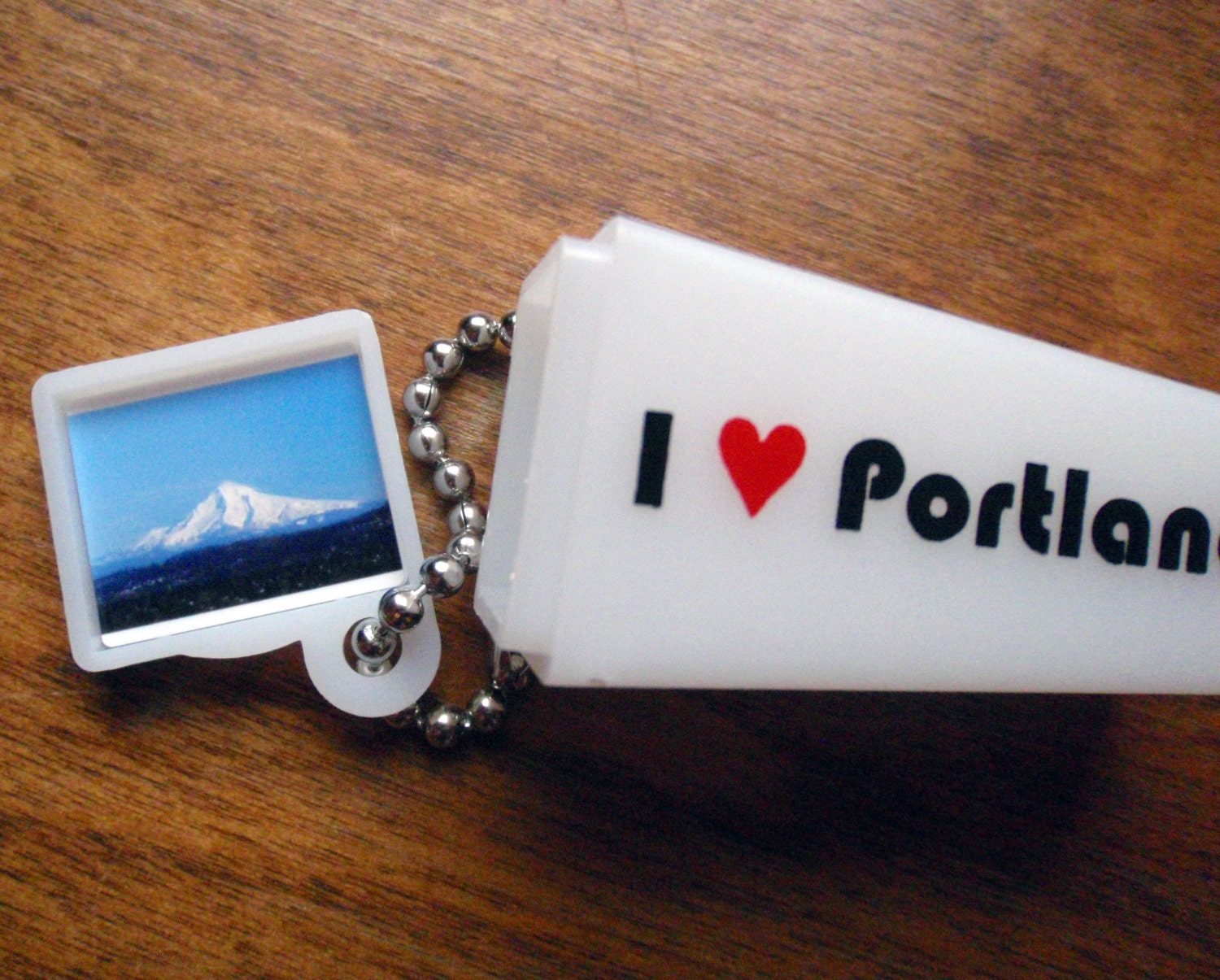 Souvenir I Heart Portland Keychain Viewfinder. by lilecreations