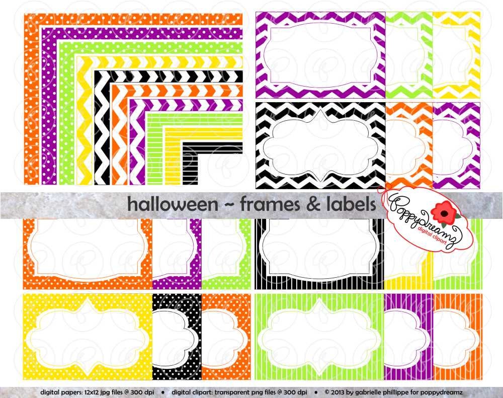 halloween clip art labels - photo #16