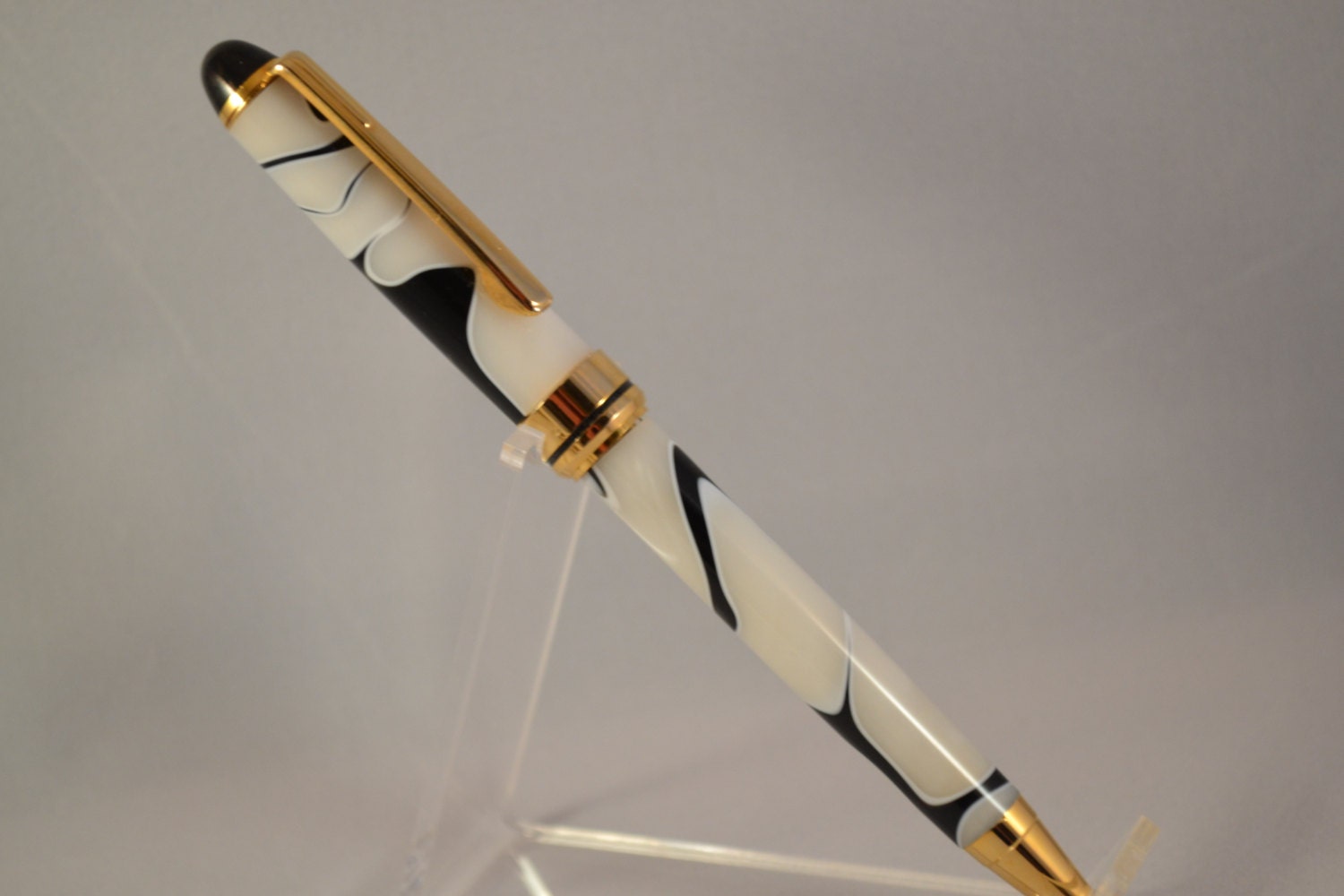 Moonglow Acrylic Pen with 24K Gold Plated Accents â�� Free Shipping to the US - DennisWriteStuff