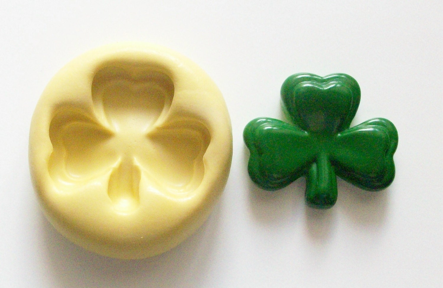 Shamrock mold 180 silicone mold craft mold porcelain by MiniMolds