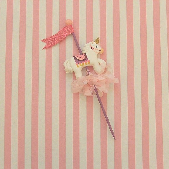 Unicorn Cupcake Topper/Cake Decoration/Birthday Pick Il_570xn