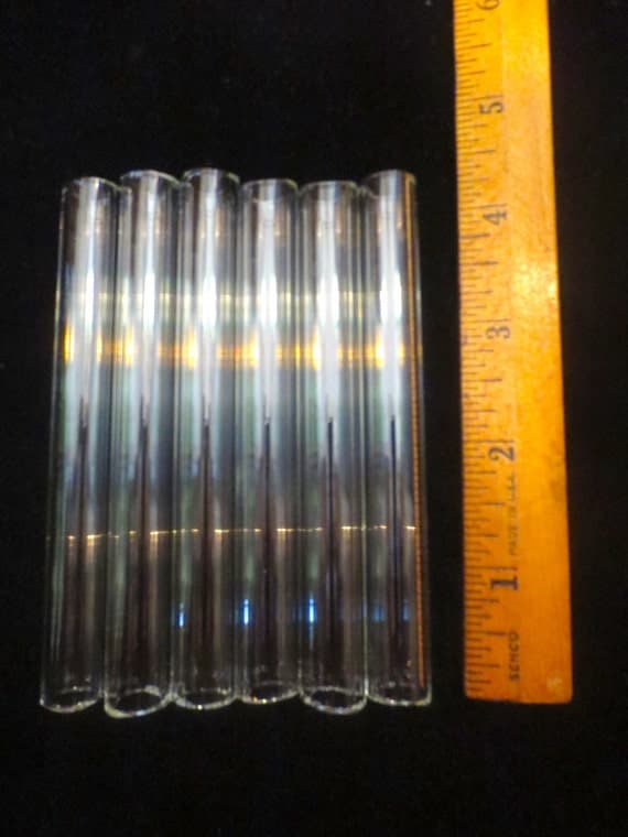Glass Blowing Tubing 6 pieces 4 inches long 12 mm by PrimoGlass