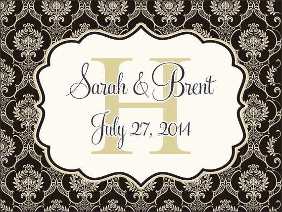 100 Black and Gold 4" x 3" Welcome Bag/Box Labels - Wedding Stickers Il_570xn