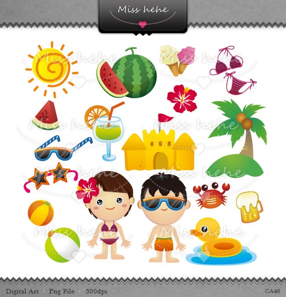 clipart of summer time - photo #46