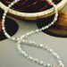 17 Inch Amazonite, Swarovski and Sterling Silver Necklace