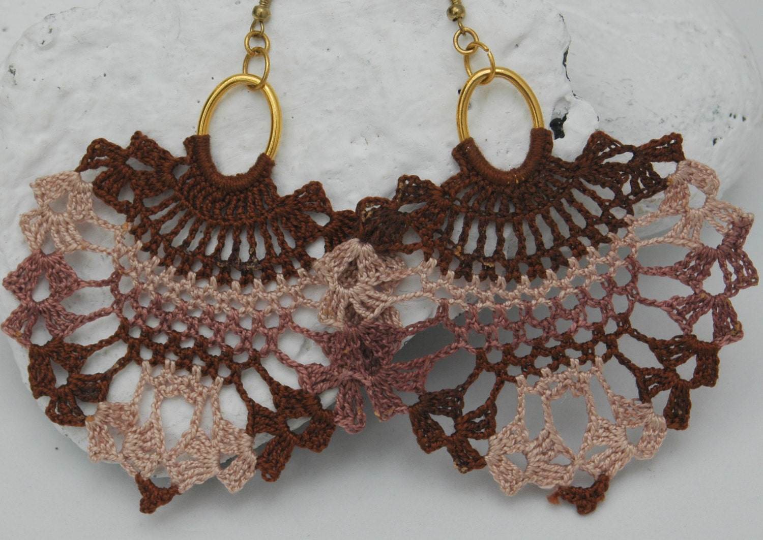 Crochet Earrings Large Crochet Earrings Crochet Earring