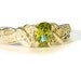 Delightful peridot birthstone ring