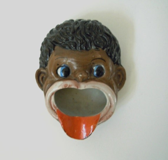 Vintage 1930s Black Americana Ashtray by AbslewtlyVintage on Etsy